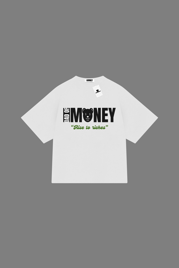 RISE TO RICHES TEE WHITE VOL.1