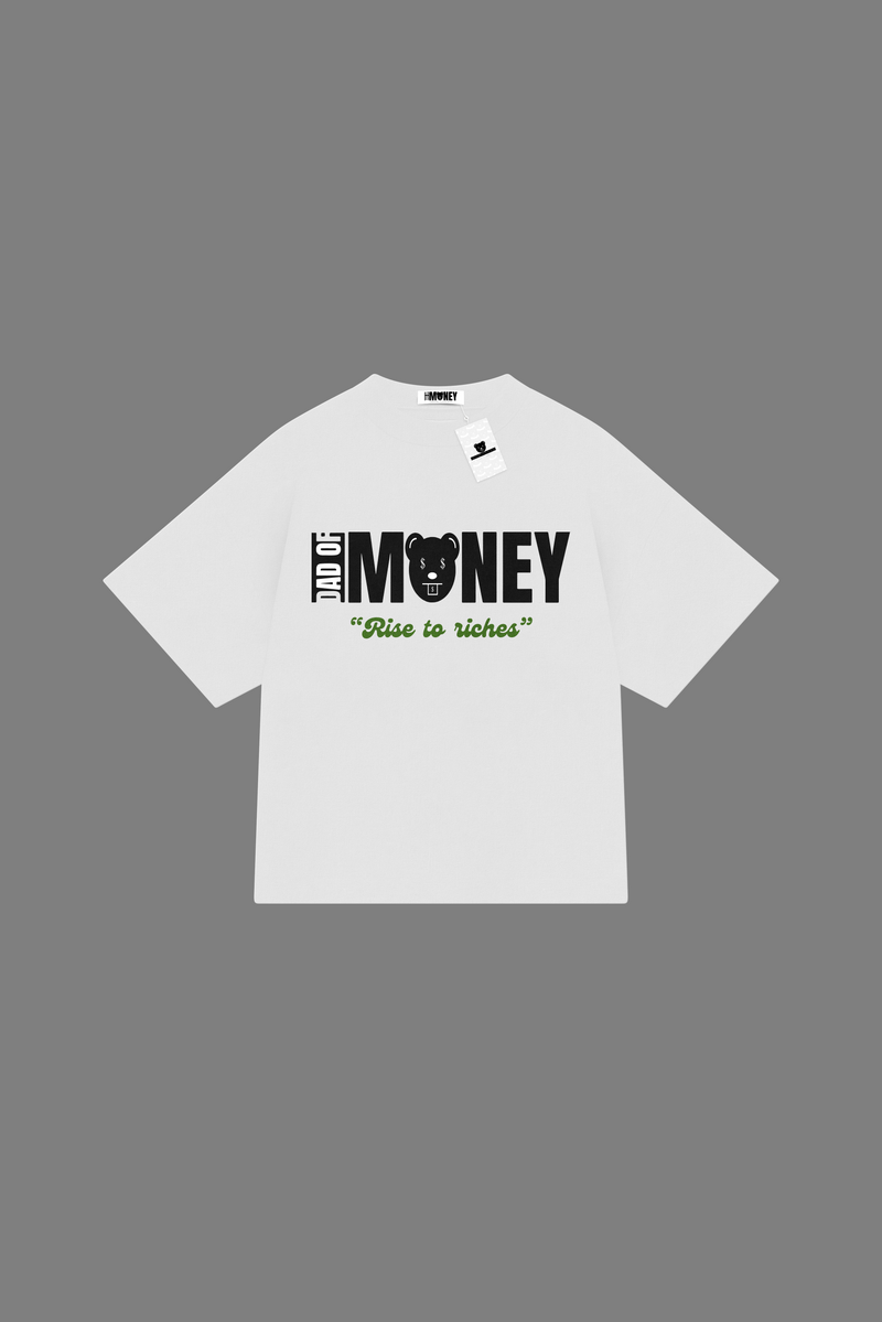 RISE TO RICHES TEE WHITE VOL.1